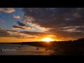 Красивый весенний таймлапс в 4K Ultra HD Закат Солнца над Морем для релаксации и отдыха