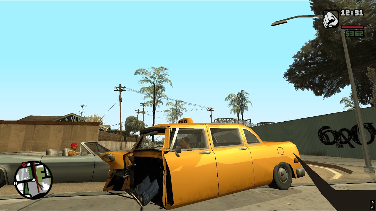 GTA San Andreas Best Car Crashes and Fails - №5