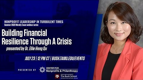 Building Financial Resilience Through A Crisis