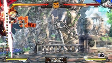 Guilty Gear Xrd -Revelator Ino corner combo and reset