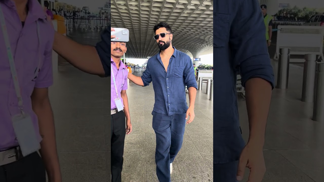 Vicky Kaushal Spotted at Mumbai Airport | Latest Celebrity Sighting | Hithot Glam