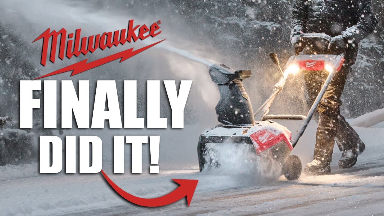 Most Powerful Cordless Snow Blower? Milwaukee M18 FUEL 3036-22HD