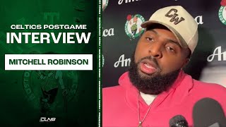 Mitchell Robinson talks Celtics win over his former team Knicks | Celtics-Knicks Postgame