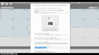 How to embed a 30 boxes calendar in your wiki
