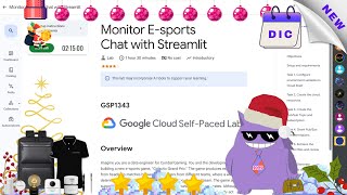 Monitor E-sports Chat with Streamlit  #2025 | #GSP1343 |#qwiklabs |#Solution Monitor E Sports Chat With Streamlit Gsp1343