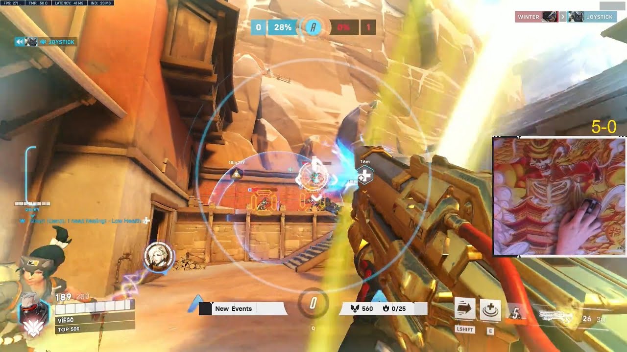 GALE SOLDIER 76 TOP 500 GAMEPLAY OVERWATCH 2 SEASON 2