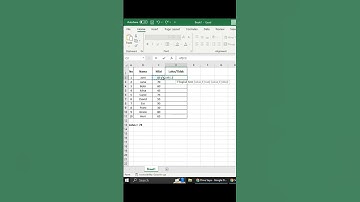 CARA EXCEL LULUS TIDAK LULUS #exceltips