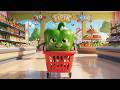 Capsicum Song for Kids 🫑 | Capsicum in Grocery Basket Fun | Nursery Rhymes &amp; Baby Songs