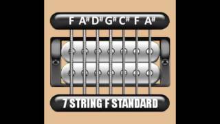 Perfect Guitar Tuner (7 String F Standard = F A# D# G# C# F A#)