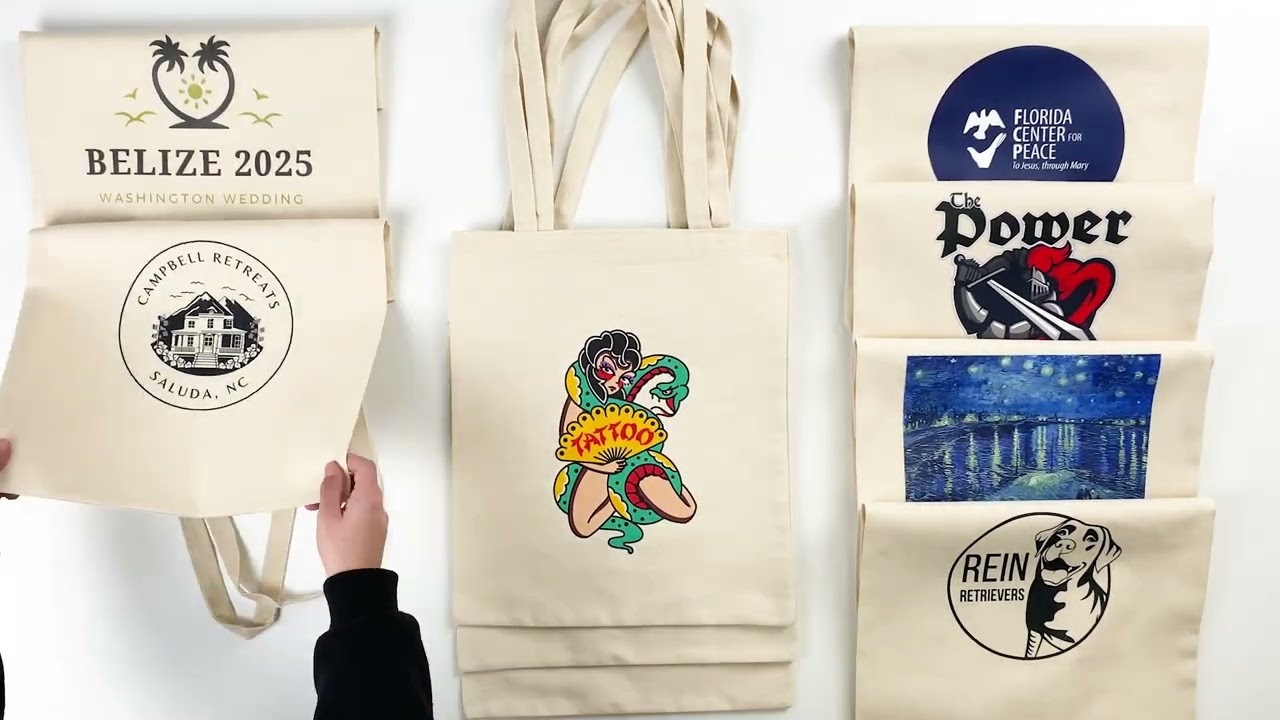 Customizable Canvas Tote Bags with Logo - Wholesale for Corporate Events