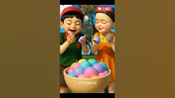 Squid Game AI Eating Rainbow Edible Slime ASMR #squidgame #squidgame2 #ai #asmr