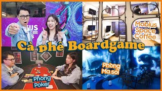 Cà Phê Boardgame mới toanh ở Hà Nội - Cực xịn sò với phòng Ma Sói rùng rợn | Đi Đâu Đó screenshot 2