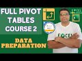 Full Excel Pivot tables Course 02 | Data Preparation | No Gaps| Tabular format | Number formatting