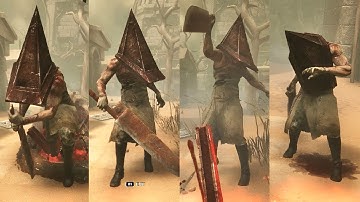 Dead By Daylight - All Executioner Killer Animations (Pyramid Head)