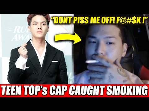 HOW TEEN TOP's CAP WAS CAUGHT SMOKING OPENLY AND CURSING ON LIVE STREAM