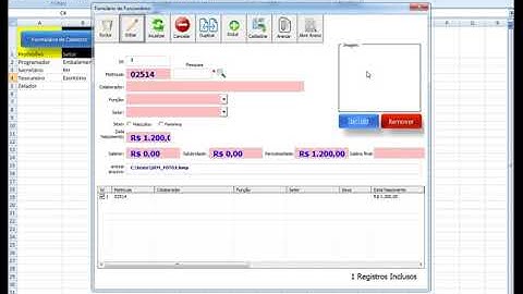 Aula 05 - Programando o botão Atualizar os dados no Listview - Formulário dos Funcionários
