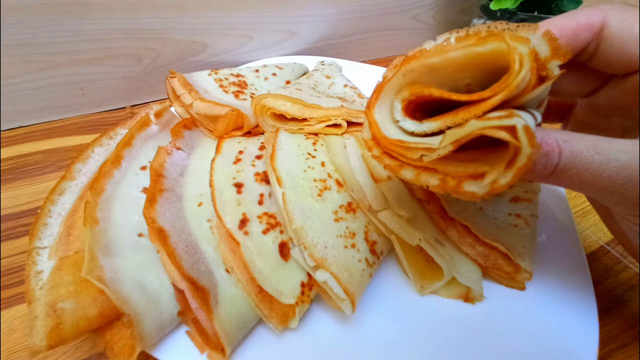 Easy Sweet Crepe Recipe French Crepe Recipe YouTube