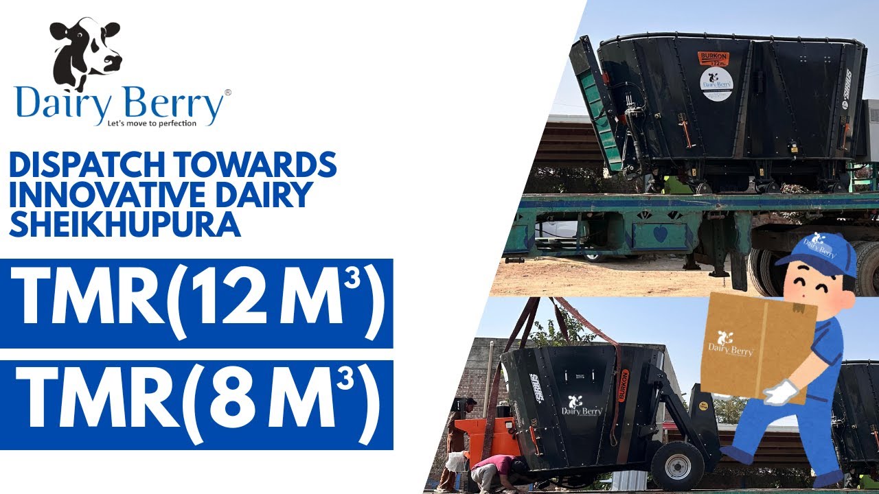 Alhamdulillah Two More TMR (Feed Mixture Machines) 8 m³ & 12 m³ Delivery At Innovative Dairy