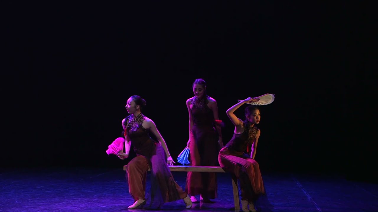 桐言 Tong Yan - Trio Fan Folk Dance