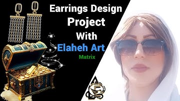 How to make Earrings with Software Matrix 9 jewellery design CAD || Rino || Matrix Tutorial
