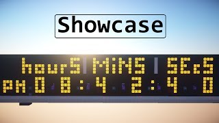 Minecraft Showcase: Fully Functional Clock [German/HD]