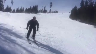 Downhill Skiing Granby Colorado March 2014