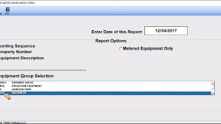 TRIMS Equipment & Property Maintenance - Recording Equipment Usage