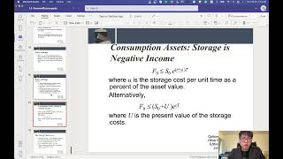 2.8 Forward price with Income and Cost of underlying assets