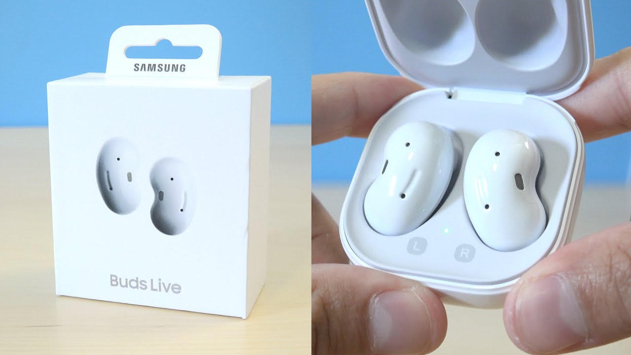 Samsung Galaxy Buds Live (White) Unboxing