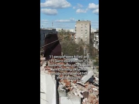 Russia launches dozens
