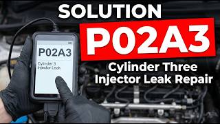 How To Fix P02a3 Obd Ii Error Code  Cylinder Three Injector Leak Repair