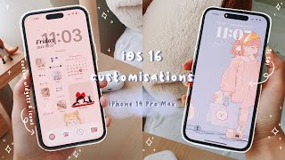 Celebrity ✨💅🏻 2022 iOS 16 AESTHETIC customization & setup | iPhone 14 Pro Max🌷 Wealth