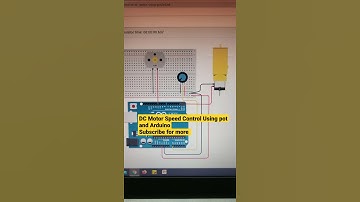 DC motor speed control using potentiometer and Arduino #shorts #arduino #youtubeshorts