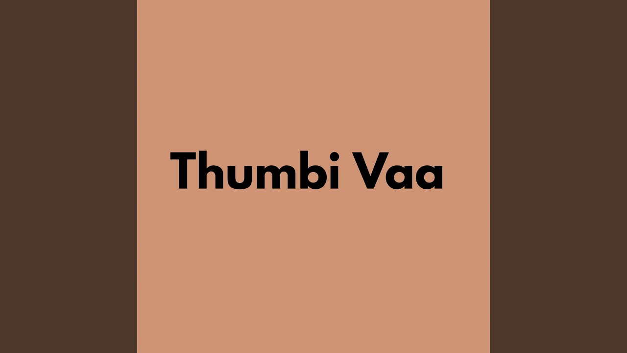 Thumbi Vaa (String Quartet) adlı videoyu YouTube'da izle Thumbi Vaa (String Quartet) adlı videoyu YouTube'da izle