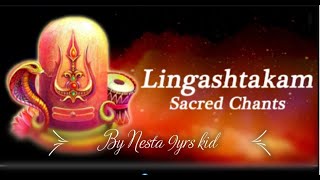 The song is about to explain lord shiva and his miracle. lingashtakam
kind of mantra pray shiva. nesta sung this with lot joy, chanted...