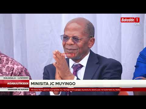 Agabuutikidde Minisita JC Muyingo awabudde abazadde mukuume abayizi abajja mu luwummula