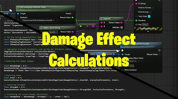 [UE5]  Episode 10 - (Damage) Effect Calculations | Gameplay Ability System Basics