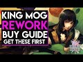 REWORK GUIDE - MUST BUY Rewards - FFXV King Mog Buy Guide Steyliff Grove Final Fantasy Brave Exvius