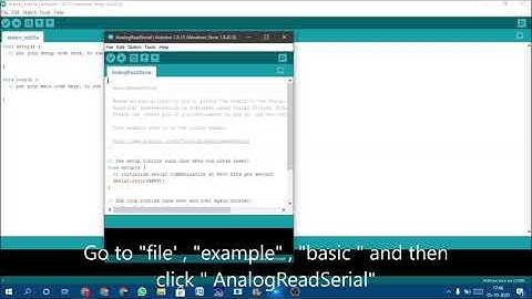 AnalogReadSerial code for Arduino IDE