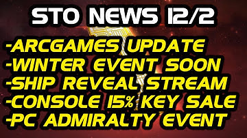 (Winter?) Ship Reveal Stream Incoming | Star Trek Online News December 2nd, 2025