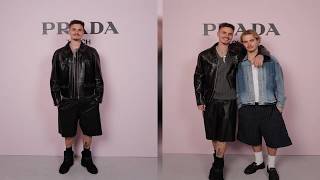 Romeo Beckham stuns in leather shorts at Prada beauty bash【News】