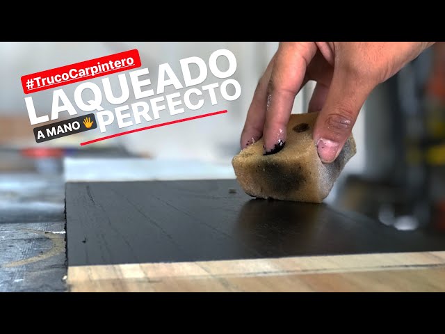 Como aplicar tinta al MDF con efecto madera 