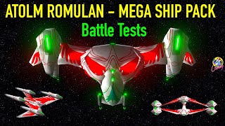 Alternate Reality - Atolm Romulan Ship Pack - Battle Tests - Star Trek Starship Battles screenshot 1