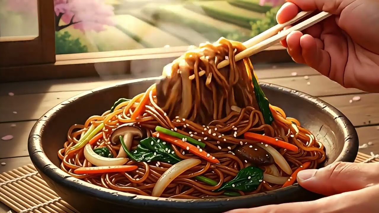 Korean Food x Anime Style