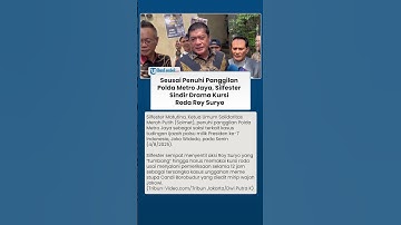 BANYAK DRAMA! Seusai Penuhi Panggilan Polda Metro Jaya, Silfester Sindir Drama Kursi Roda Roy Suryo