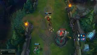 Riven stylish windslash flash combo to kill Soraka and Sivir