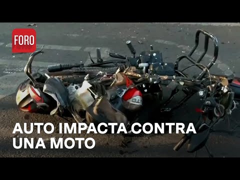 Auto se pasa el alto y choca contra motociclistas en Azcapotzalco ...