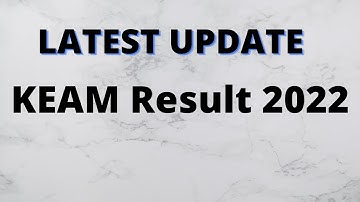 KEAM Result 2022 update