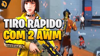 Novo Bug Pra Atirar Muito Rápido Com 2 Awm No Free Fire -