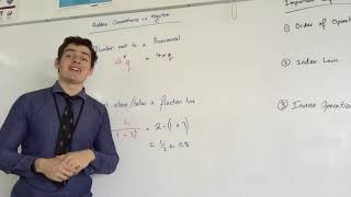 Hidden Conventions and Previous Math Requirements